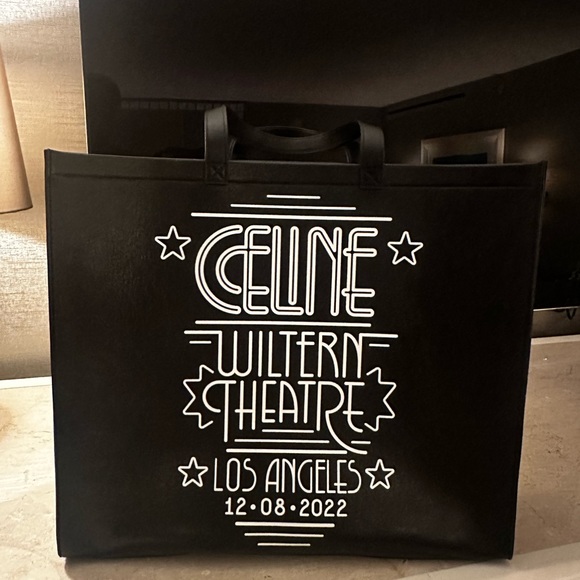 CELINE | LARGE SQUARED CABAS in CALFSKIN WITH CELINE WILTERN PRINT - Picture 3 of 5